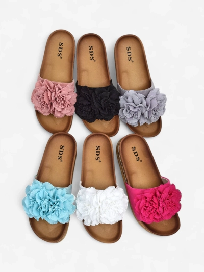 Royalfashion Жіночі сандалі з квітами Focce