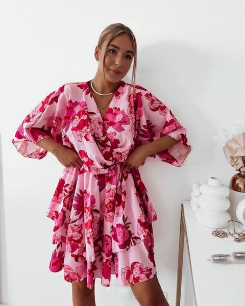 Жіноча міні-сукня Royalfashion з оригінальним візерунком