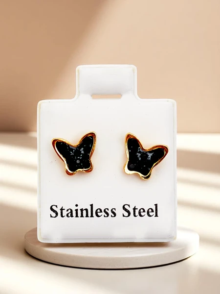 Royalfashion Dámské zirkonové náušnice Motýlci