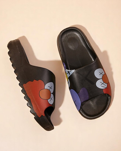 Dámské Gumové Sandály Aurora Černé Stylové na Léto