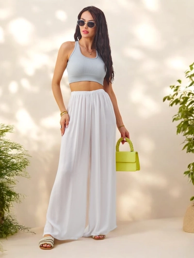 Royalfashion Віскозні прямі жіночі брюки з тканини