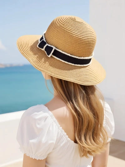 Royalfashion Dámský slaměný klobouk Sunny Meadow