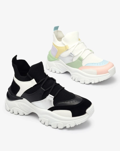 Жіночі біло-чорні спортивні кросівки Ziragga- Footwear