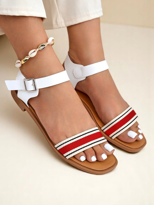 Royalfashion Жіночі сандалі на плоскому ходу Naya