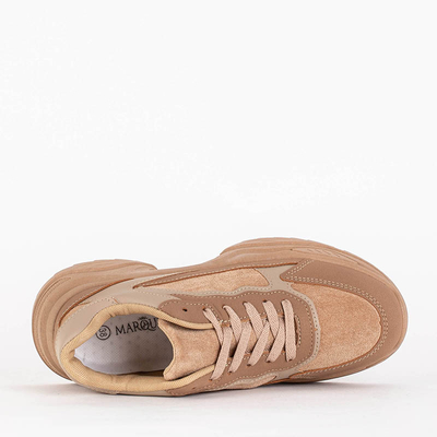 Коричневі жіночі кросівки Ominus