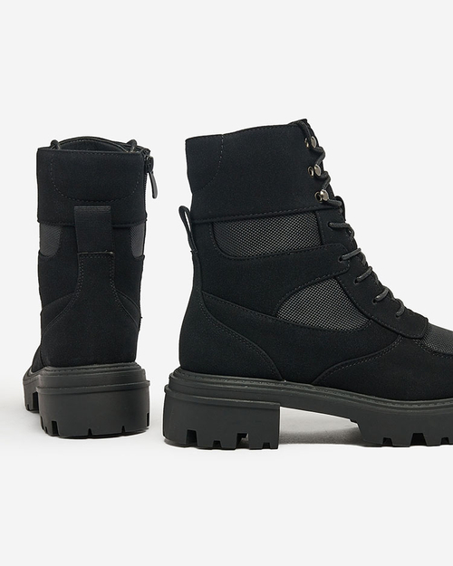 Жіночі черевики на шнурівці Royalfashion Hovienta