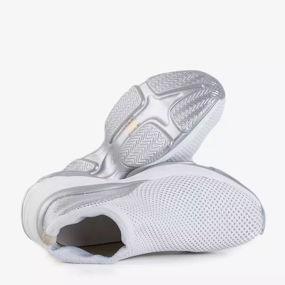 OUTLET Bílé vysoké sportovní boty Lupin - Footwear