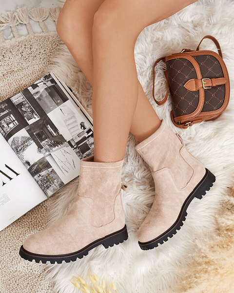 Royalfashion Dámské kozačky Gebimma z ekokůže