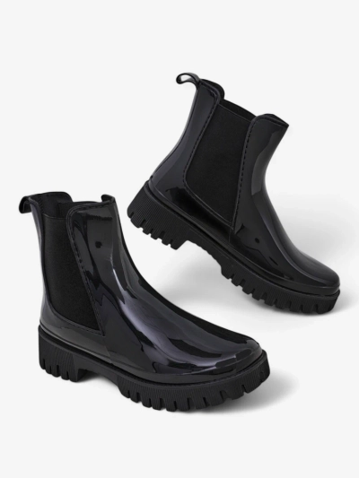 Royalfashion Lakované dámské gumové holínky EriEri