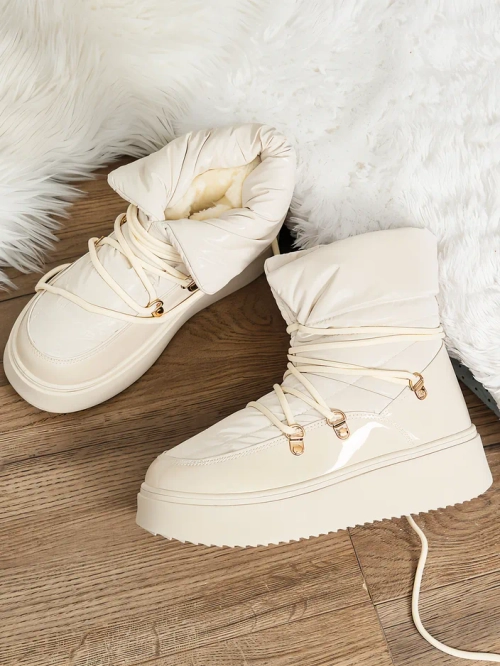 Жіночі снігоступи Royalfashion кремового кольору Dabenda