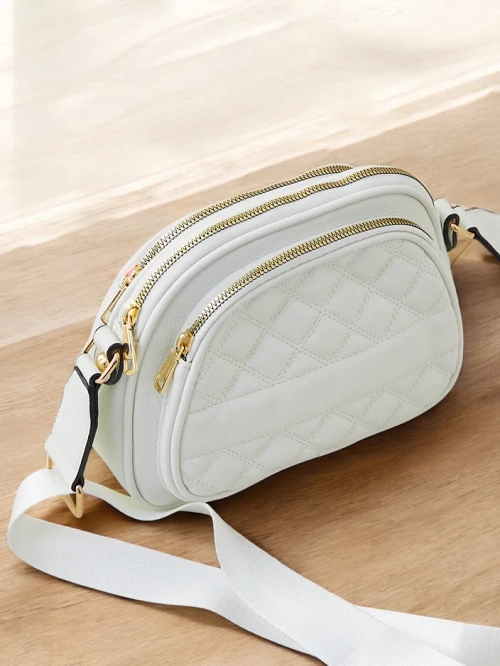 Royalfashion Oval small women’s handbag made of eco-leather