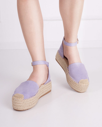 OUTLET Violet dámské sandály a'la espadrilky na platformě Olikar - Boty