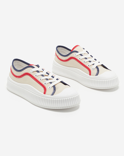 Бежеві жіночі кросівки Ladise