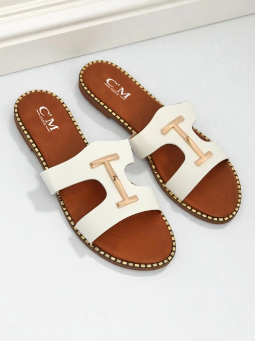 Royalfashion Жіночі босоніжки на плоскій підошві Maya Louise