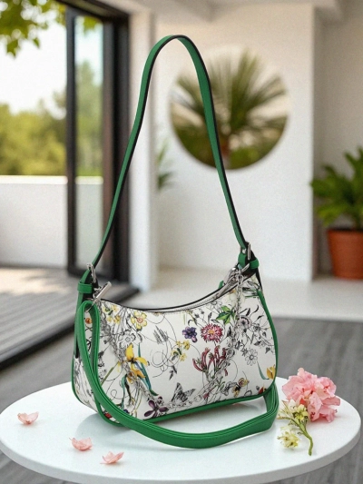 Royalfashion Malá dámská kabelka z ekokůže s květinovým vzorem Lily Bloom