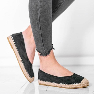 OUTLET Černé espadrilky Mellow - Boty