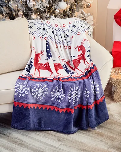 Royalfashion Vánoční přikrývka 200x220