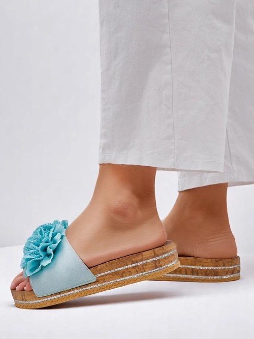 Royalfashion Жіночі шльопанці з квітами Focce