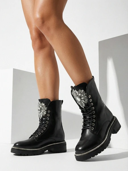 Dámské boty z eko kůže Evinell