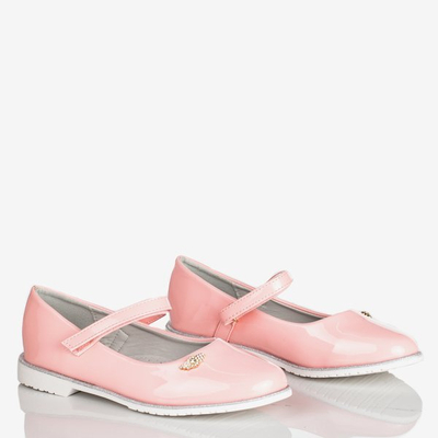 Балетки з рожевим лаком для дівчинки Канді - Взуття 1