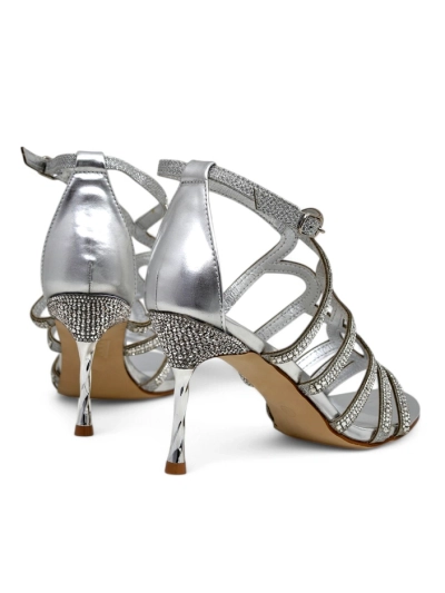 Royalfashion Dámské sandály na jehlovém podpatku s třpytkami Aurelia Regalis