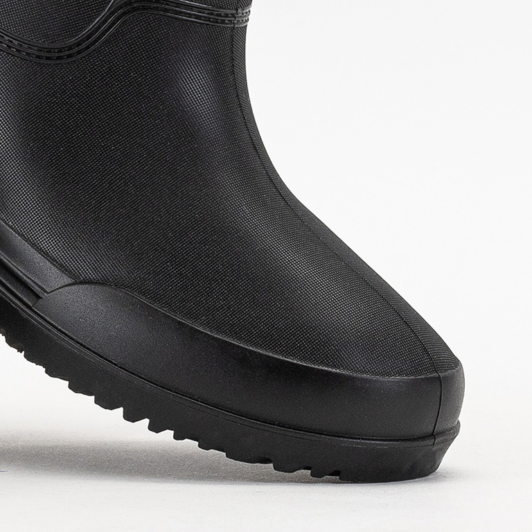 Matné černé dámské holínky do deště Aqapi - Obuv