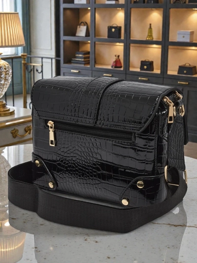 Lakovaná Malá dámská kabelka z eko kůže Lune Mua