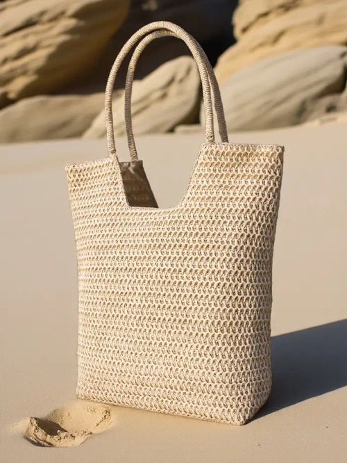 Royalfashion Велика жіноча солом’яна сумка на літо