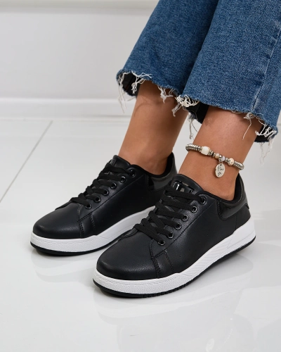 Royalfashion Černá klasická sportovní obuv Active Icons