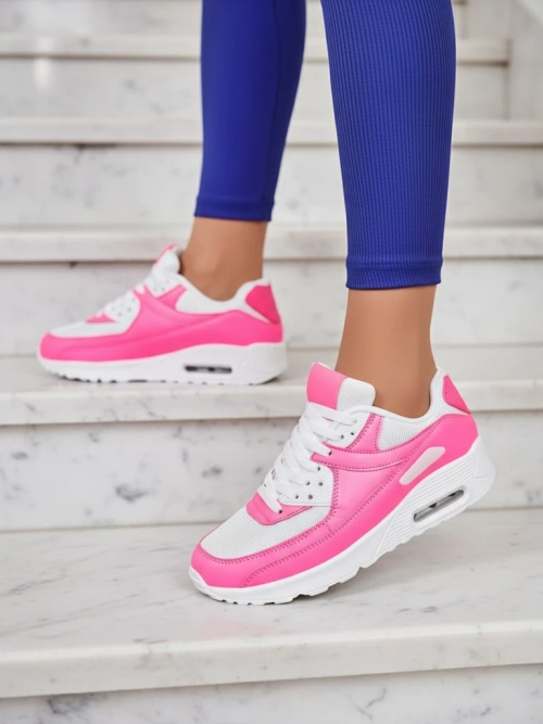 Sneakers Valentina Różowy Stylowy Komfort