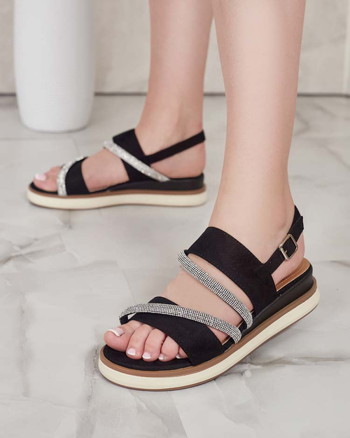 Royalfashion Жіночі босоніжки Obissa на низьких підборах