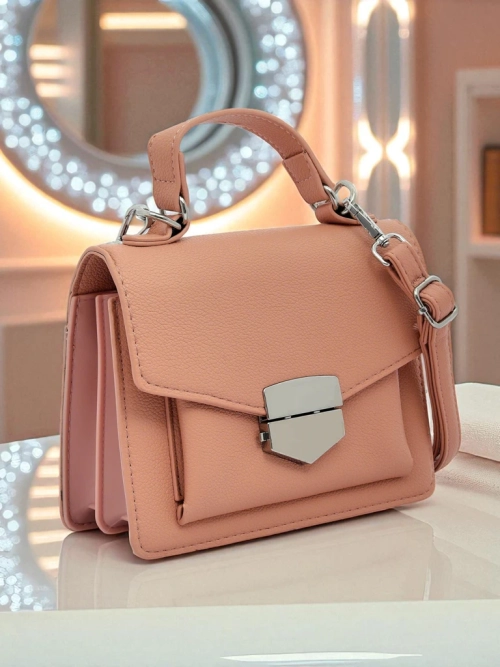 Royalfashion Жіноча сумка-конверт з ручкою Amalthea Avorio