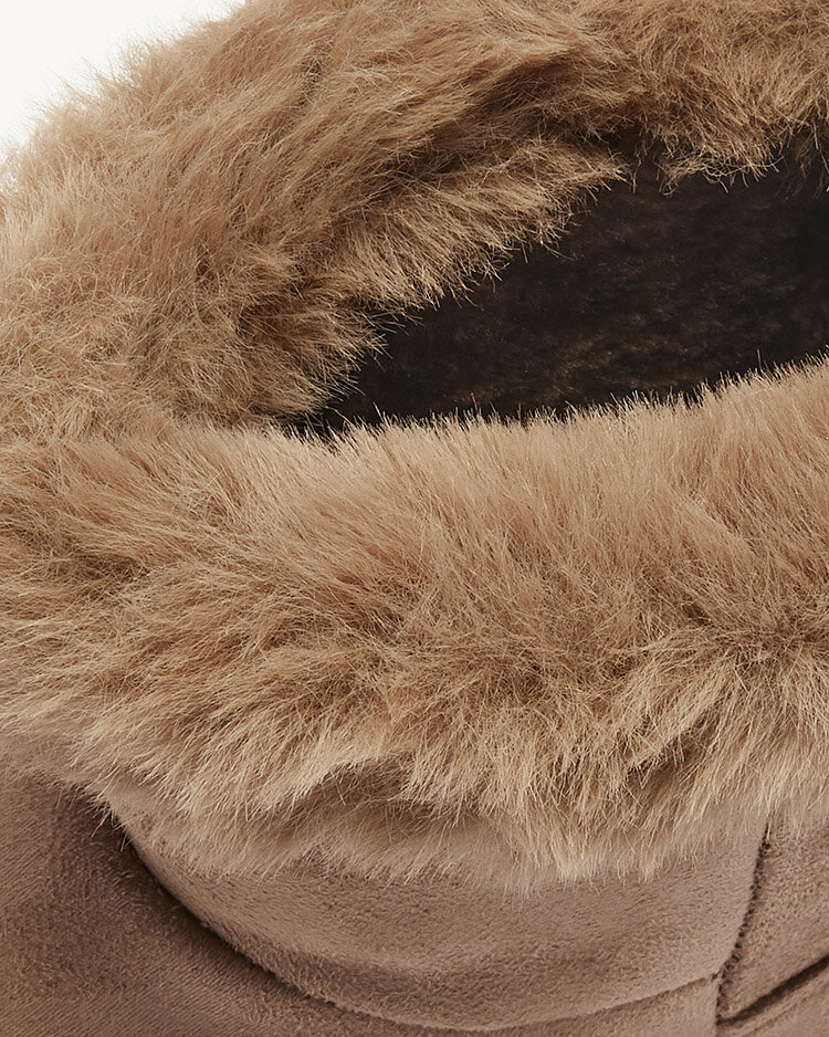 Royalfashion Dámské boty a'la snow boots s ornamentem Galaes