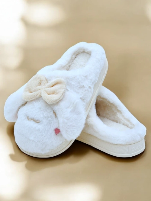 Royalfashion Жіночі хутряні капці з бантом Savos