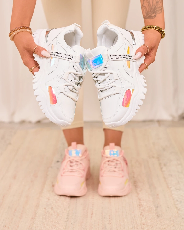 Bílé dámské tenisky Holys - Obuv