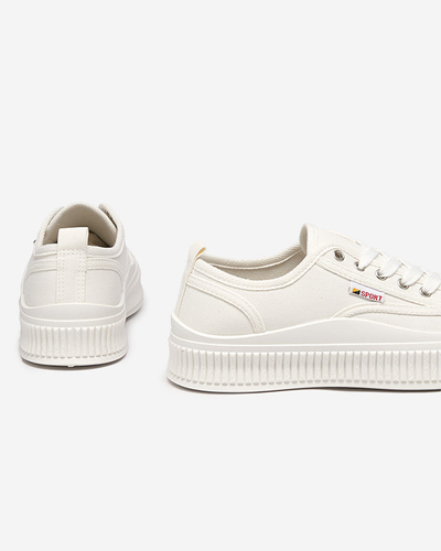 Жіночі білі кросівки Scola-Shoes