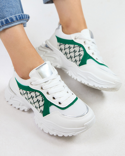 Bílozelené dámské sportovní tenisky Umikatu - Obuv