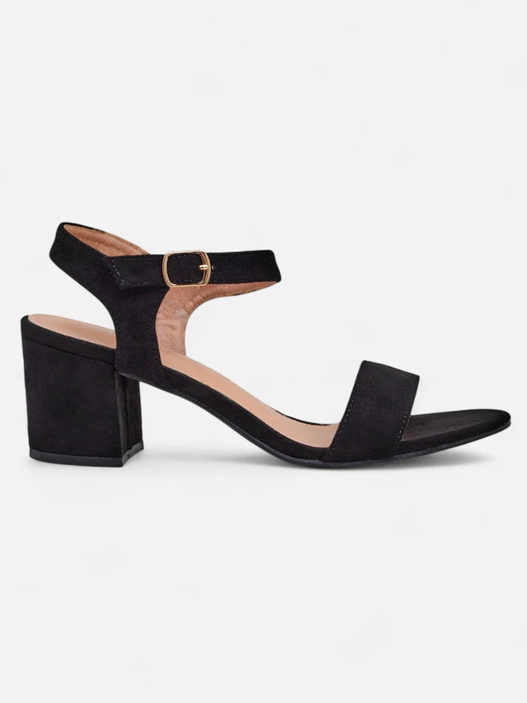 Royalfashion Dámské sandály z eko semiše Quarter