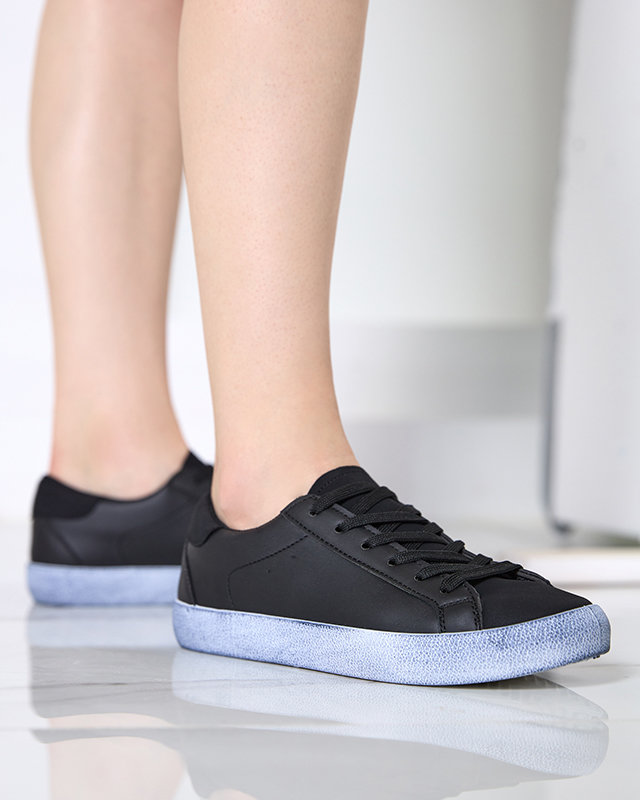 Černé dámské sportovní tenisky Asufi - Obuv