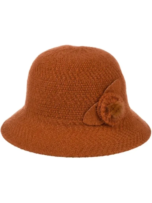 Жіночий капелюх котелок з прикрасою Ella Mae