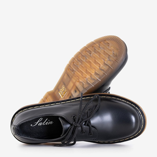 Чорні жіночі туфлі на плоскій підошві Shulli - Взуття