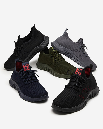 Černo-červená pánská sportovní obuv Kertino - Obuv