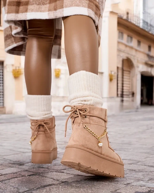 Жіночі черевики Woruces на шнурівці Royalfashion