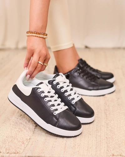 Royalfashion Černobílá dámská sportovní obuv Classic Vibes