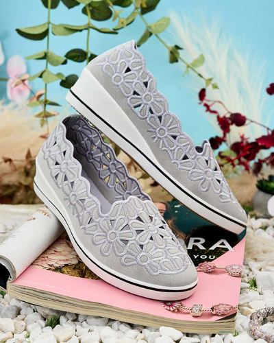 Royalfashion Жіночі напівчеревики на низьких підборах Dellio