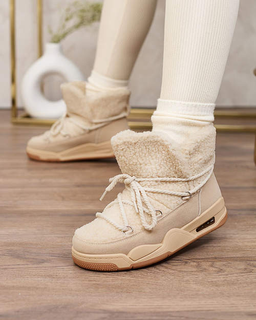 Жіночі снігоступи Royalfashion бузкового кольору Ludmivac