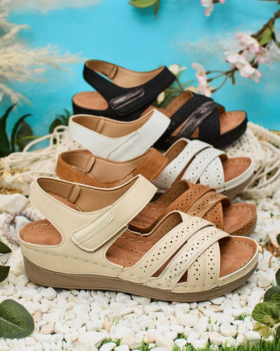 Royalfashion Жіночі босоніжки на липучках Liu