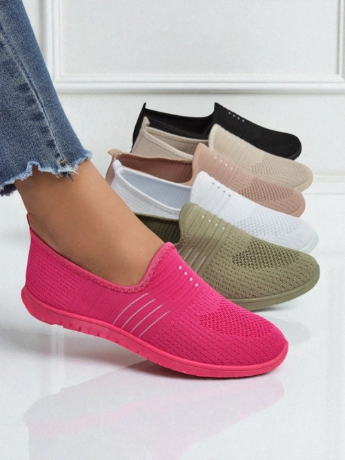 Жіночі мокасини Perseida комфортна тканина помаранчева на весну та літо