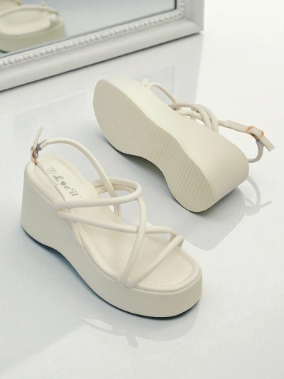 Royalfashion Dámské sandály na klínku Skyline Straps