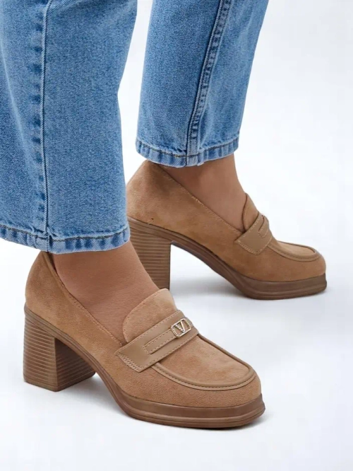 Royalfashion жіночі лофери на широкому каблуці Evelay